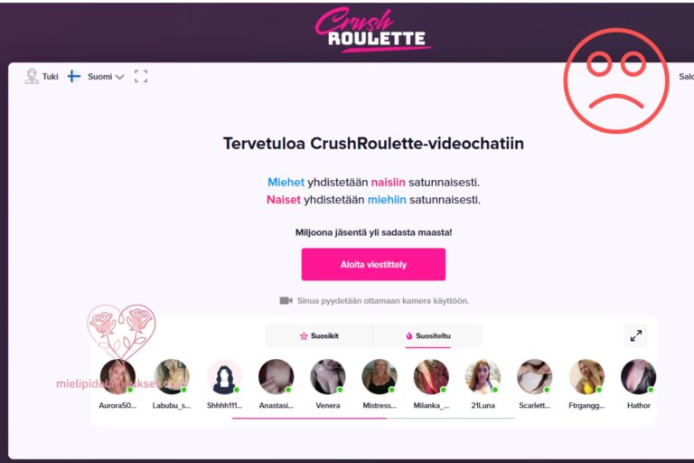 CrushRoulette.com – Onnenpyörä vai huijauskone? crush roulette huijaus