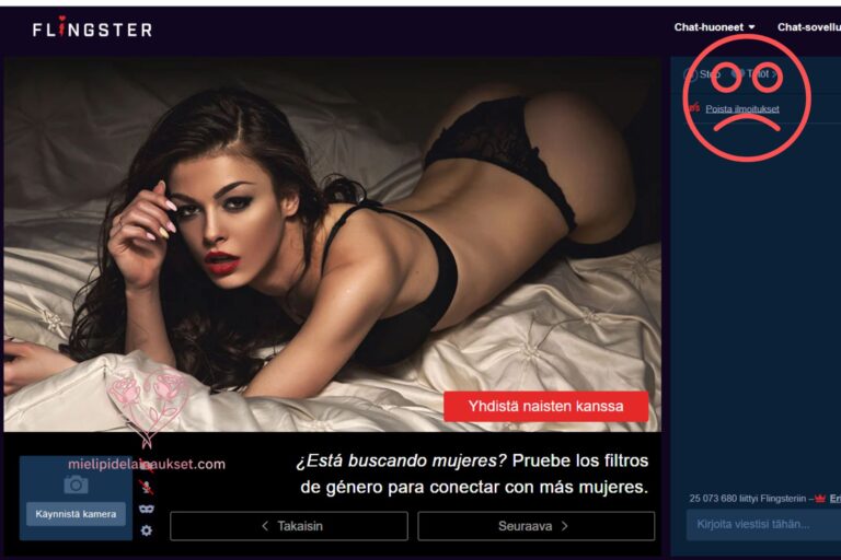 Flingster.com: Chat-sivusto vai petos? Asiantuntija-analyysini flirttailusta ja ongelmista flingster huijaus