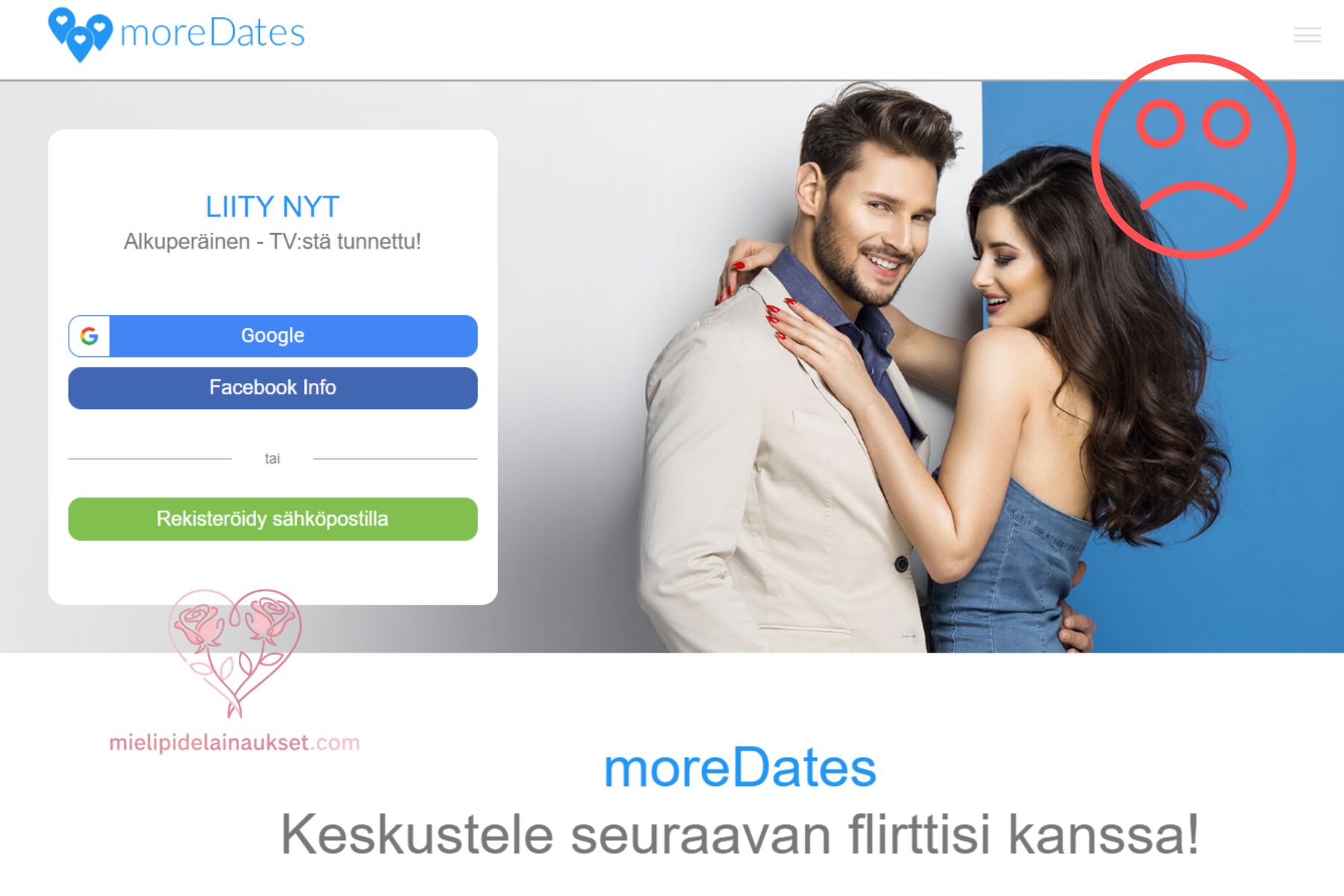 moredates huijaus