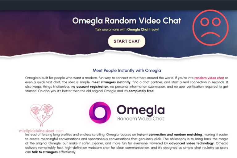 Omegla.chat: Omeglen manttelinperijä vai kallis miina? omegla chat huijaus