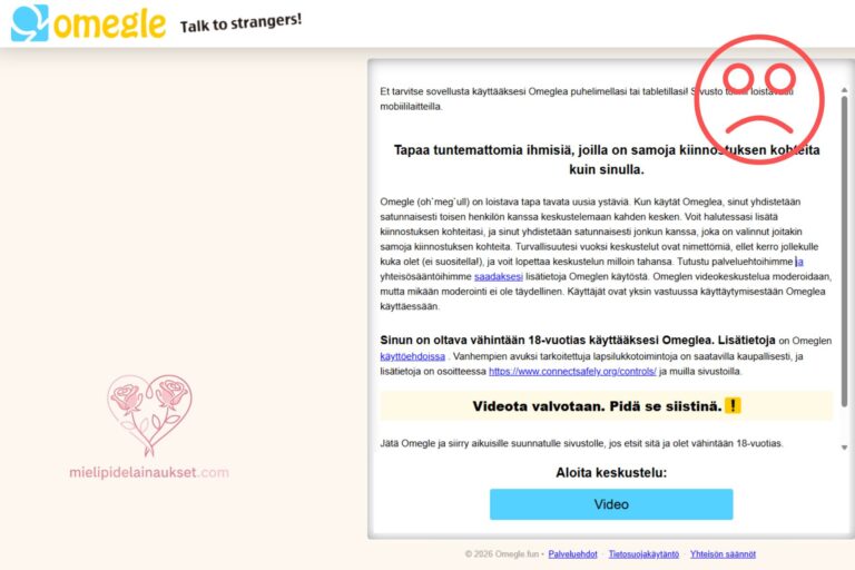 Omegle.fun: Digitaalinen rakkaustarina vai pelkkää lompakon tyhjennystä suorassa lähetyksessä? omegle fun huijaus