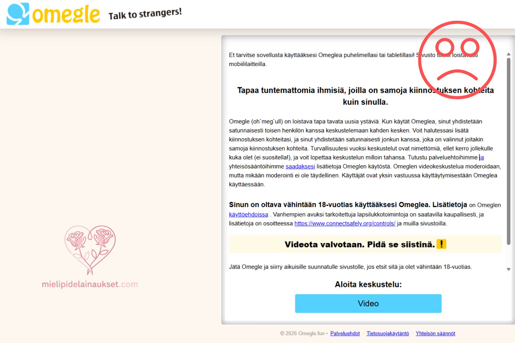 Omegle.fun: Digitaalinen rakkaustarina vai pelkkää lompakon tyhjennystä suorassa lähetyksessä? omegle fun huijaus