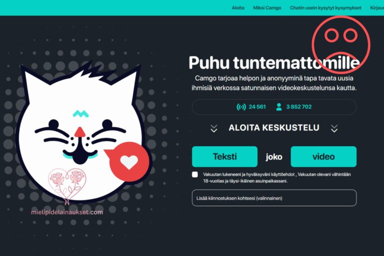 Camgo-arvostelu: Satunnaista rakkautta vai pelkkä kallis ja ennalta nauhoitettu videolooppi?