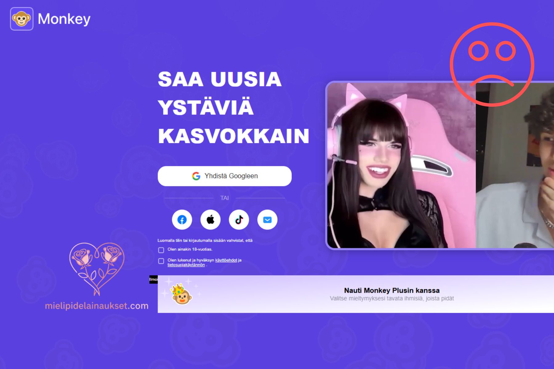 Monkey.app syynissä: Kallis virtuaalinen sirkus, joka imee lompakkosi tyhjiin monkey app huijaus