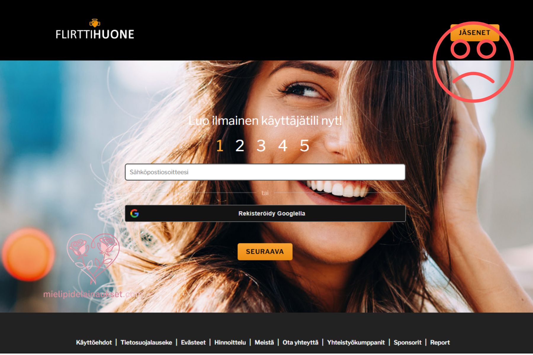 Flirttihuone.com arvostelu: Sama vanha huijaus uudessa paketissa flirttihuone huijaus