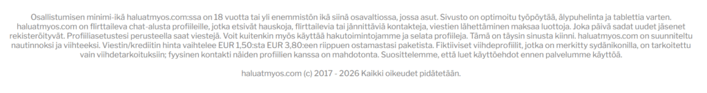 Alatunnisteessa kerrotaan jo väärennösprofiilien olemassaolosta.