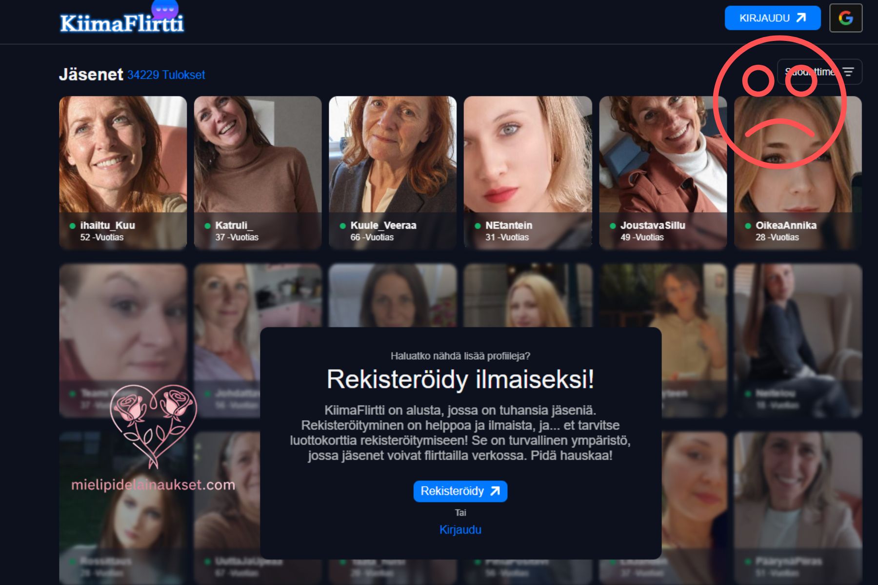 Kiimaflirtti.com arvostelu: Sama vanha ansa kätkettynä "kiihkeään" kiimaflirtti.com huijaus
