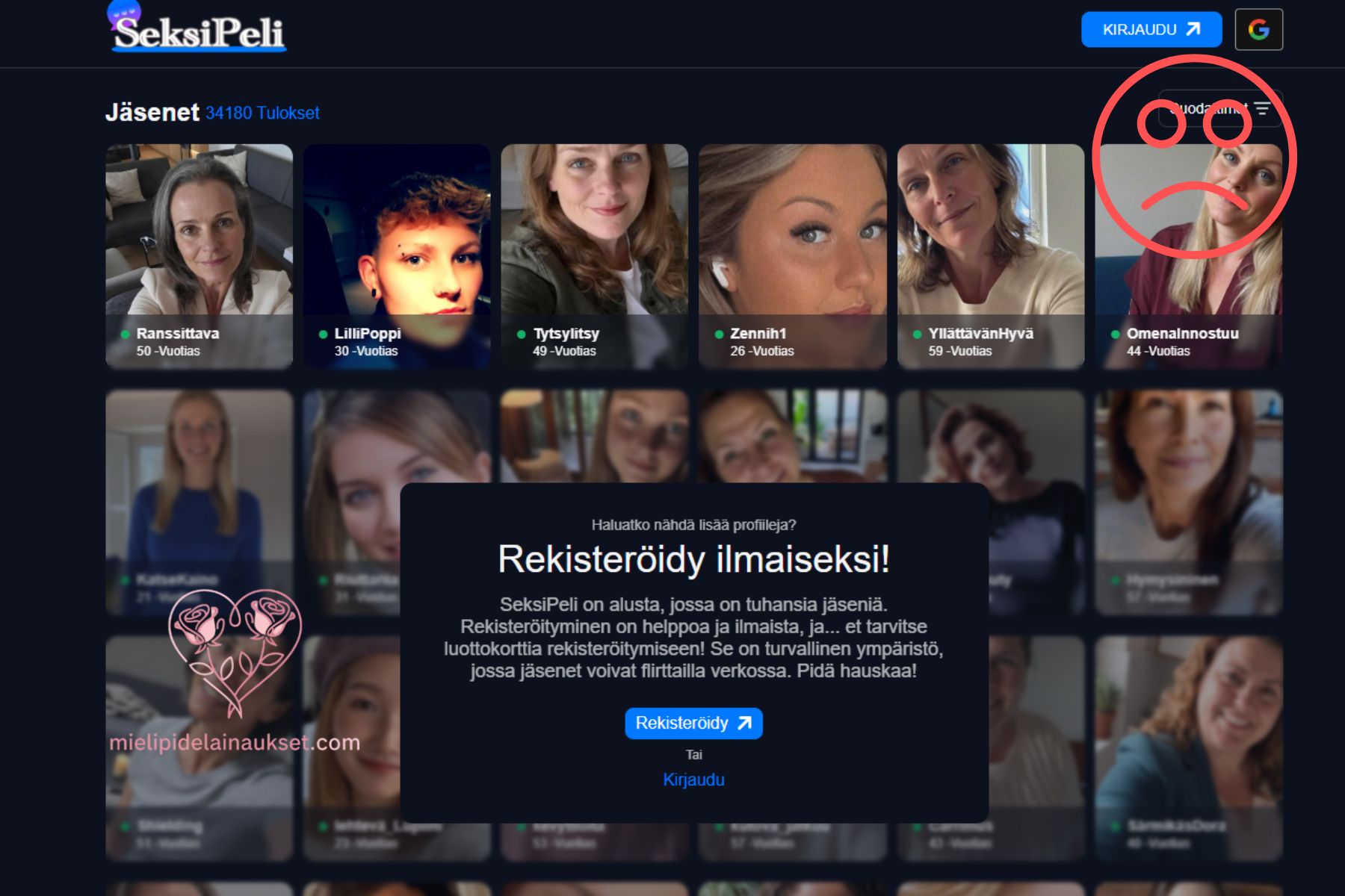 Seksipeli.com arvostelu: Paljastan tämän kalliin feikkiprofiilien luvun seksipeli huijaus