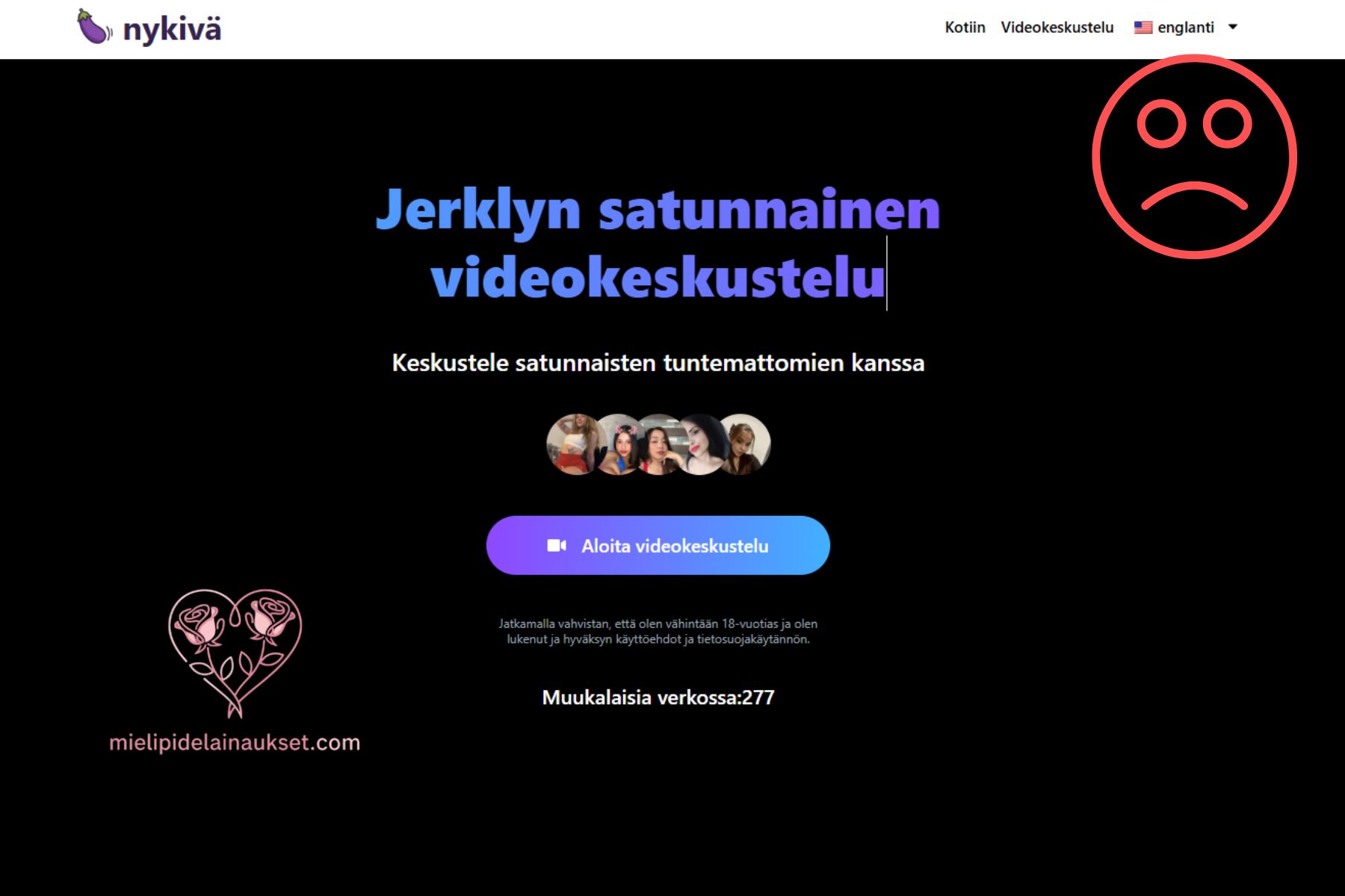 Rakkautta ilmassa vai loputon miesten esittelyvideo pyörremyrskyssä? Testissä Jerkly.com jerkly huijaus