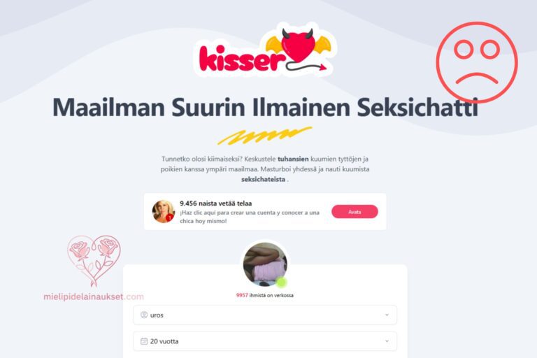 Kisser testissä: Maailman suurin ilmainen seksichat vai pelkkä feikkijonoilla ohjailtu rahastusansa? Kisser testissä: Maailman suurin ilmainen seksichat vai pelkkä feikkijonoilla ohjailtu rahastusansa?