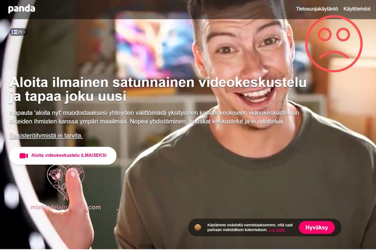 PandaVideoChat.com testissä: Täyttä huijausta vai aito videodeitti? panda video chat huijaus